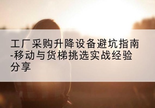 辽宁移动式升降机怎么选-工厂采购升降设备避坑指南-移动与货梯挑选实战经验分享